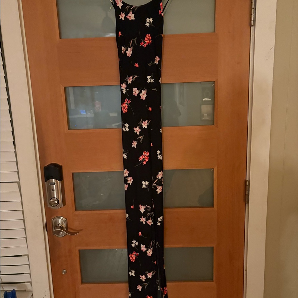 Express floral maxi dress